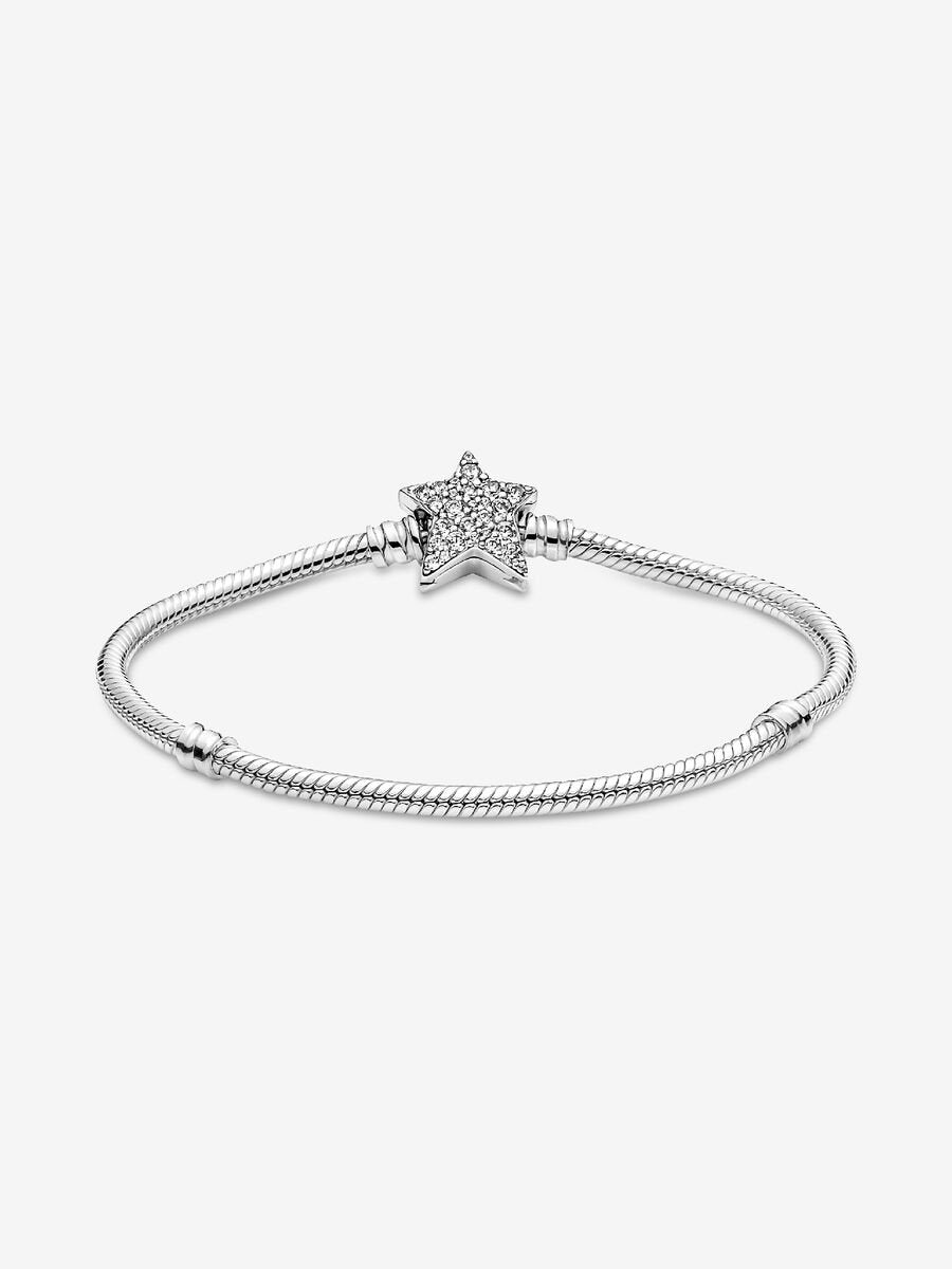 Asymmetric Star Clasp Snake Chain Bracelet
