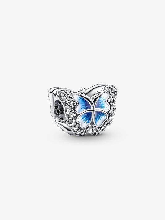 Blue Butterfly Sparkling Charm