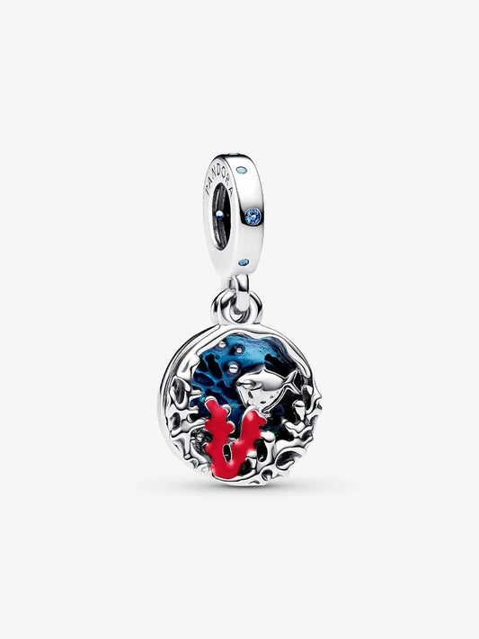 Australian Coral & Fish Double Dangle Charm